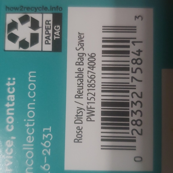 The Pioneer Woman reusable bag saver in Rose Ditsy  NWT!! - Picture 3 of 5